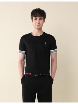 U.S. POLO ASSN. - Mens Solid Slim Fit Modern Monochrome T-Shirt