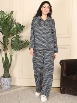 Kanvin - Womens Winter Wear Yellow Top with Pyjama