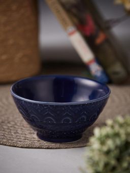 Fabindia - Nilaya Embossed Serving Bowl Small