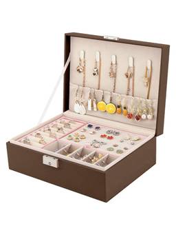 Cortina - Brown Portable Jewellery Storage Organiser