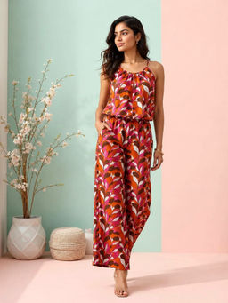 BRINNS - Multi-Color Printed Basic Jumpsuit