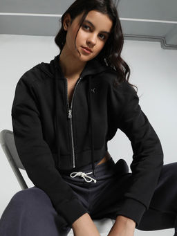 Puma - The Fast Race Women's Relaxed Fit Black Jacket