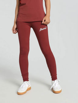 Puma - Script Women's Red Tights