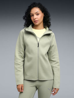 Puma - Evo stripe Women's Moisture-Wicking Full-Zip Hoodie Jacket