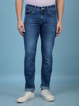 CRIMSOUNE CLUB - Men Blue Jeans