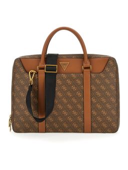 Guess - Men Brown Printed Messenger Bag