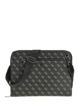 Guess - Men Black Printed Messenger Bag