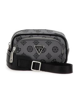 Guess - Men Grey Printed Sling Bag