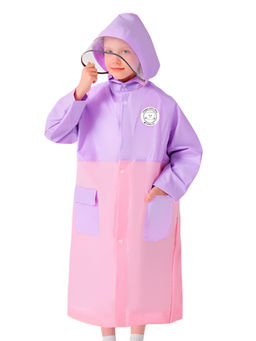 Little Surprise Box - Multi-Colour Dual Colour Long Style Raincoat