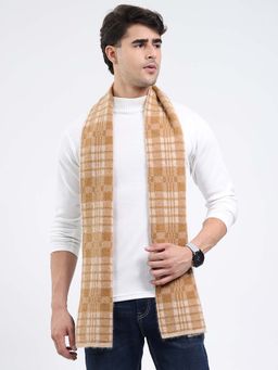 Monte Carlo - Khaki Wool Blend Woven Muffler
