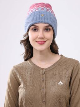 Monte Carlo - Multi-Color Wool Blend Woven Beanie