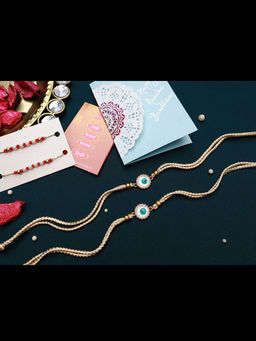 PAYA - Evil Eye - Nazariya Style Rakhi and Nazariya Dhaaga Combo