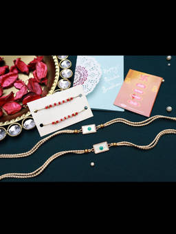PAYA - Evil Eye - Nazariya Style Rakhi and Nazariya Dhaaga Combo
