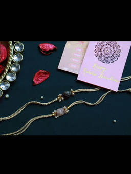 PAYA - Natural Stone Rakhi Combo