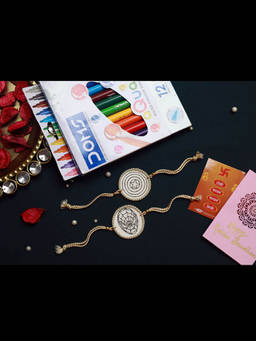 PAYA - DIY Spiderman & Captain America Kids Rakhi with Aqua Pens