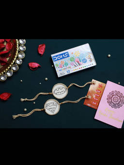 PAYA - DIY Superman & Batman Kids Rakhi with Wax Crayons