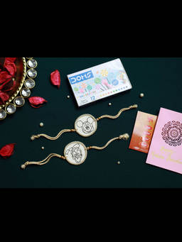 PAYA - DIY Mickey Mouse & Donald Duck Kids Rakhi with Wax Crayons