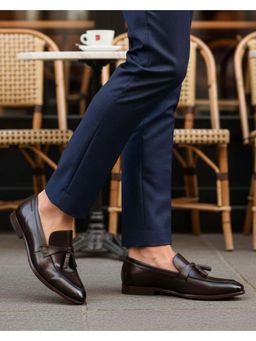 Bugatti - Rico Dark Brown Premium Leather Comfort Moccasins