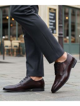 Bugatti - Margo Bordo Premium Leather Comfort Derbies