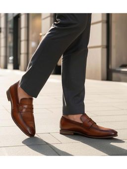Bugatti - Margo Cognac Premium Leather Comfort Loafers