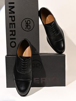 Imperio - By Regal Black Men Xlite Classic Oxfords