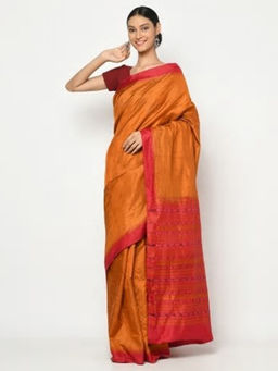Fabindia - Silk Tussar Ikat Weave Sari