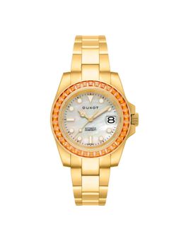 Duxot - Atlantica Limited Edition Automatic 36Pcs Cubic Zircona Round Dial Mens Watch - Dx-2047-33