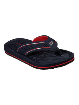 SKECHERS - Navy Blue Solar Flush Solid Flats