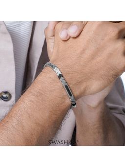 SWASHAA - Men Vyans Silver Bracelet