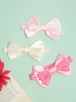 Stol'N - Multi-Color Cotton Embellished Headbands (Pack of 3)