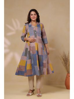 CRAFIQA - Multi-Color Printed Kurta