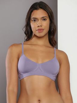 Calvin Klein - Purple Medium Coverage Padding Non-Wired Bra