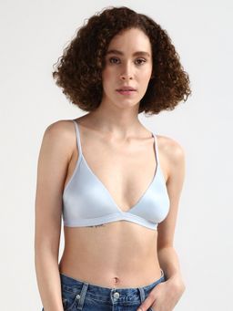 Calvin Klein - Blue Medium Coverage Padding Non-Wired Plunge Bra