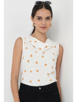 Not So Pink - Mustard Women Styled Cowl Neck Top