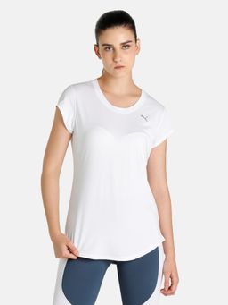 Puma - Train Cloudspun Ss Top Women White T Shirt