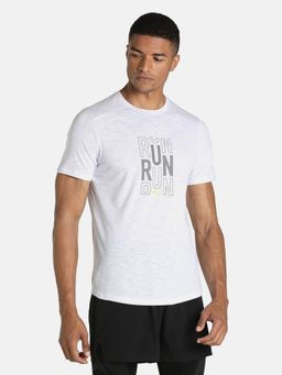 Puma - Run Logo Ss M Men White T Shirt