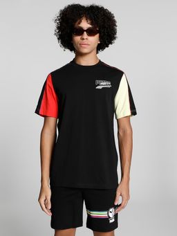 Puma - Decor8 Colorblock Men Black T Shirt