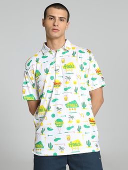 Puma - Ap Cloudspun Palmer Men White Polo T Shirt