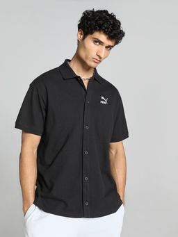 Puma - Classic Pique Men Black Shirt