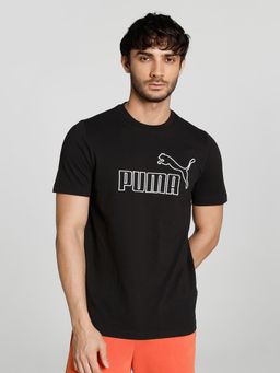 Puma - Ess Elevated Pique Men Black T Shirt