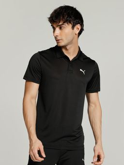 Puma - Poly Men Black Polo T Shirt