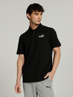 Puma - Ess Pique Men Black Polo T Shirt