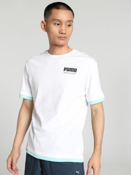 Puma - Summer Court Elevated Men White T Shirt