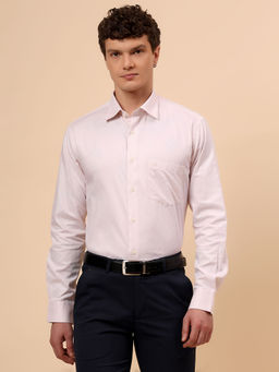 Cantabil - Peach Breathable & Soft Fastness Regular Fit Shirt