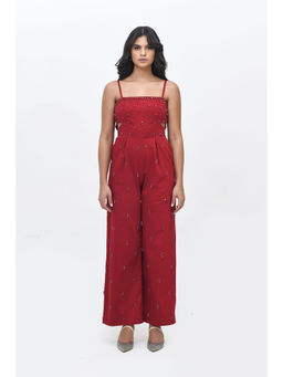 Contemponari - Queen Of Hearts Embellished Jumpsuit