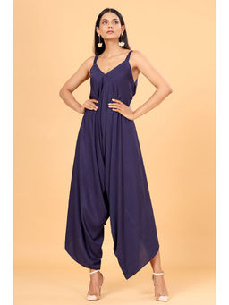 Pasha India - Indigo Blue Palazzo Jumpsuit