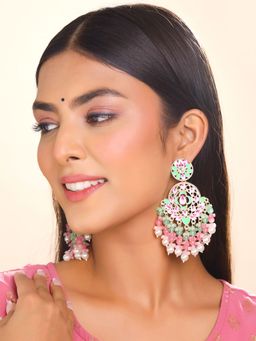 Yellow Chimes - Gold-Plated Contemporary Drop Earrings