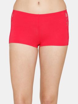 Zivame - Low Rise Full Coverage Boyshort - Virtual Pink