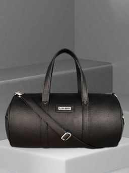 FLYING BERRY - Unisex Black Duffle Bag