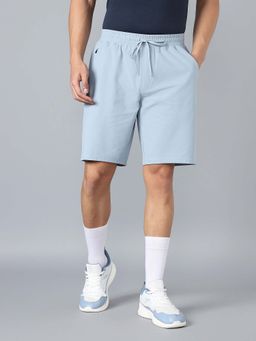Technosport - Men Solid Slim Fit Sports Shorts with Duracool for Gym